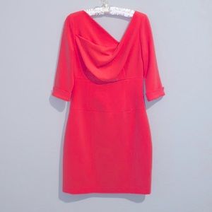 Black Halo Women's 3/4 Sleeve Jackie O Dress Sz 8